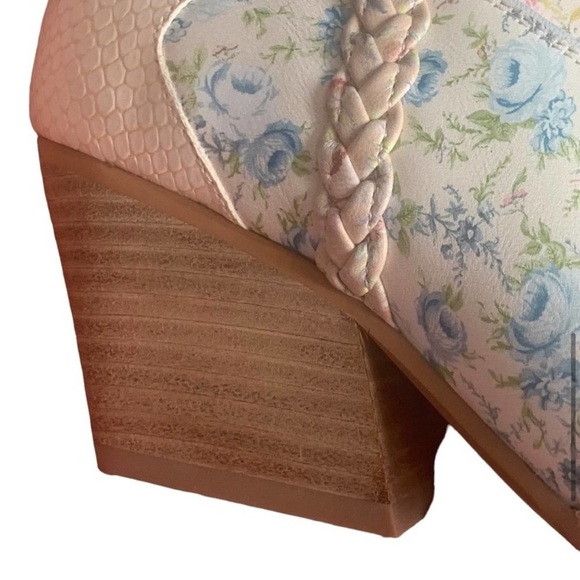 Western Boots NEW DOLCE VITA NEW Loral Womens Short Pastel Floral Cowboy Boots 6 - Picture 6 of 7